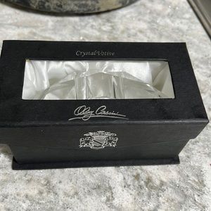 Vintage Oleg Cassini Crystal Votive